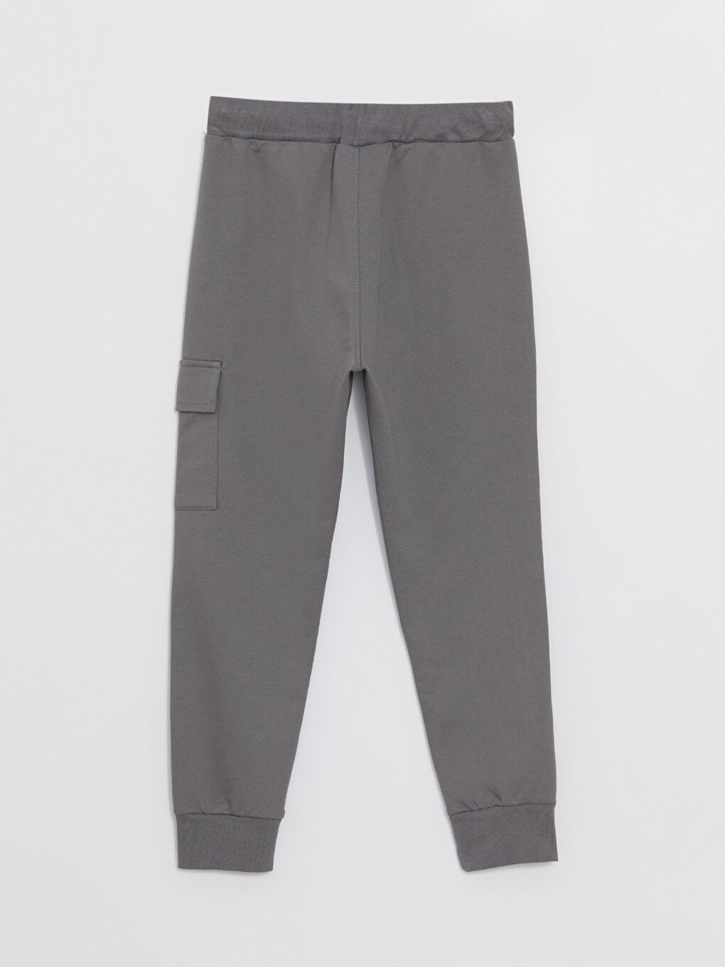 Gri Beli Lastikli Erkek Çocuk Jogger Eşofman Altı-2