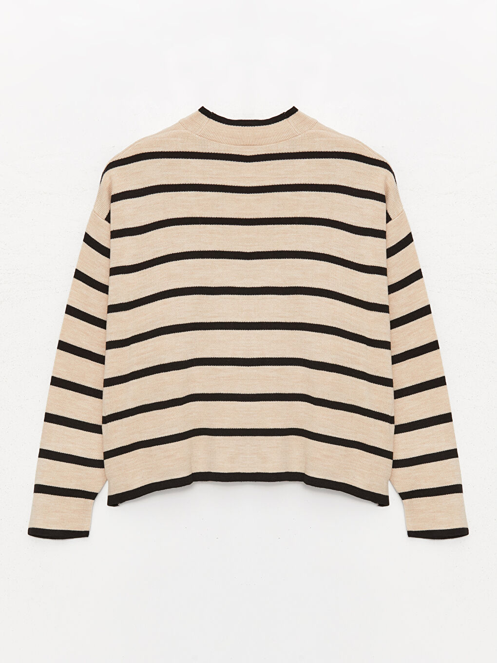 V-Neck Striped Long Sleeve Maternity Knitwear Cardigan-6