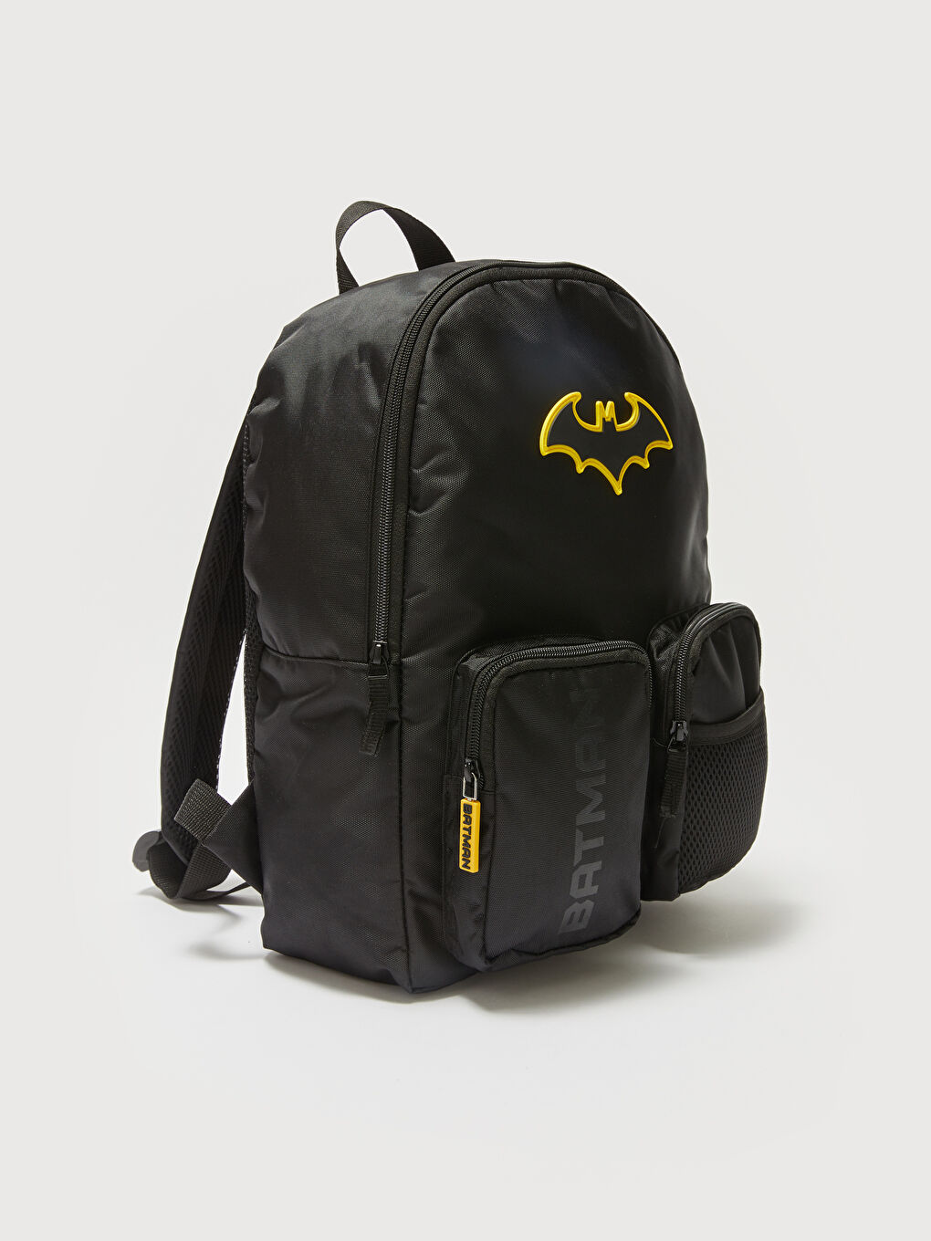 Siyah Batman Baskılı Erkek Çocuk Sırt Çantası-1