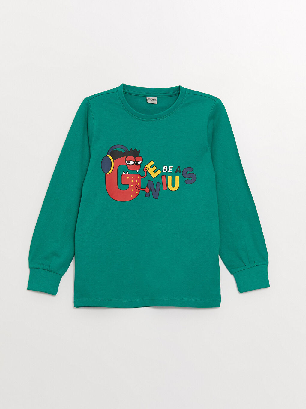 Set de Pijama pentru Băieți cu Mânecă Lungă și Imprimeu cu Guler Rotund-1