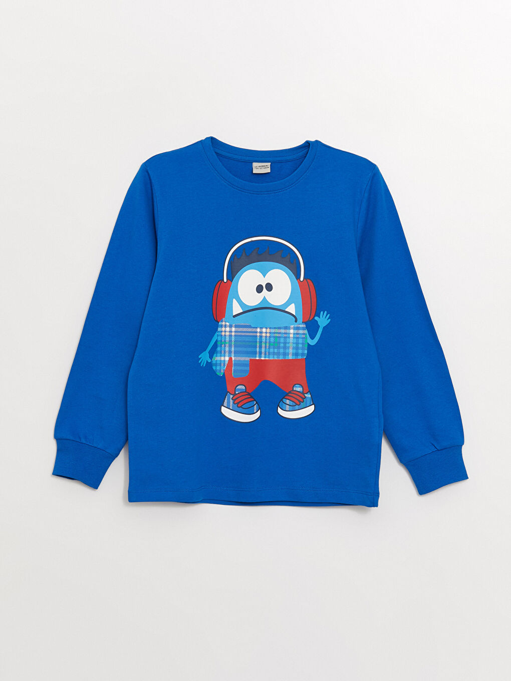 Set de Pijama pentru Băieți cu Mânecă Lungă și Imprimeu cu Guler Rotund-4