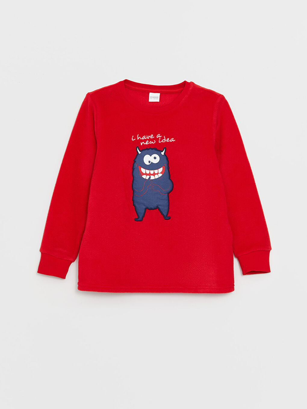 Okrugli Izrez Vezeni Dugi Rukav Dečiji Pidžama Komplet-1