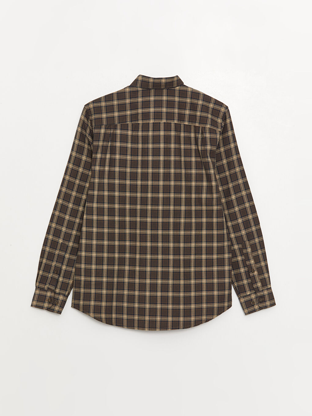 LCWAIKIKI Classic Regular Fit Long Sleeve Plaid Men's Shirt -W35261Z8-LKQ