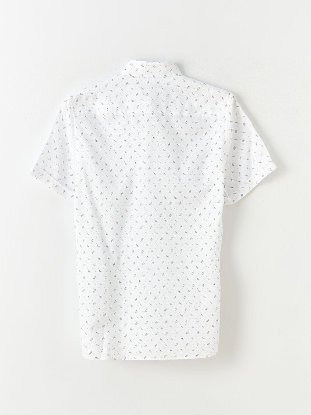 Chemise À Motifs Svelte à Manches Courtes pour Hommes-6