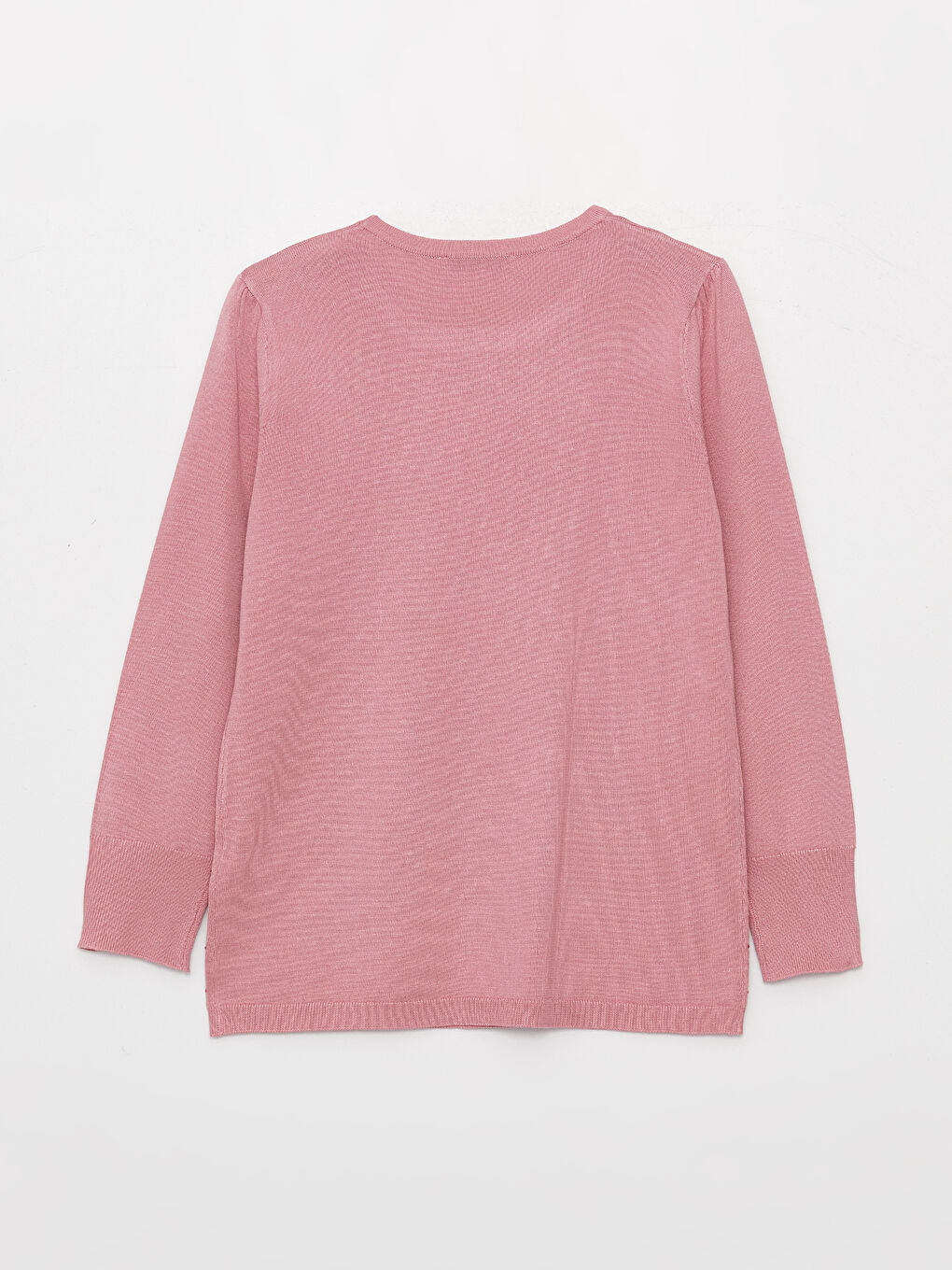 Crew Neck Rhinestone Embellished Women's Knit Sweater-6