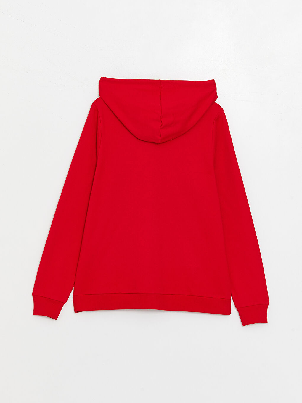 سويت شيرت بسحاب سادة كم طويل بكابوش للسيدات-6