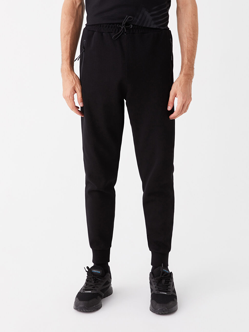 Xside Active Yeni Siyah Slim Fit Erkek Jogger Eşofman Altı - 2