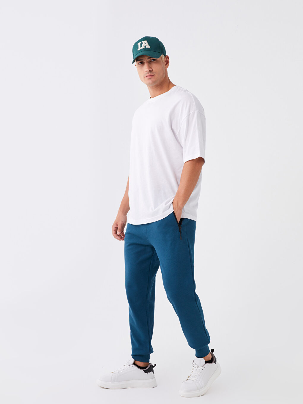 Xside Active Petrol Slim Fit Erkek Jogger Eşofman Altı