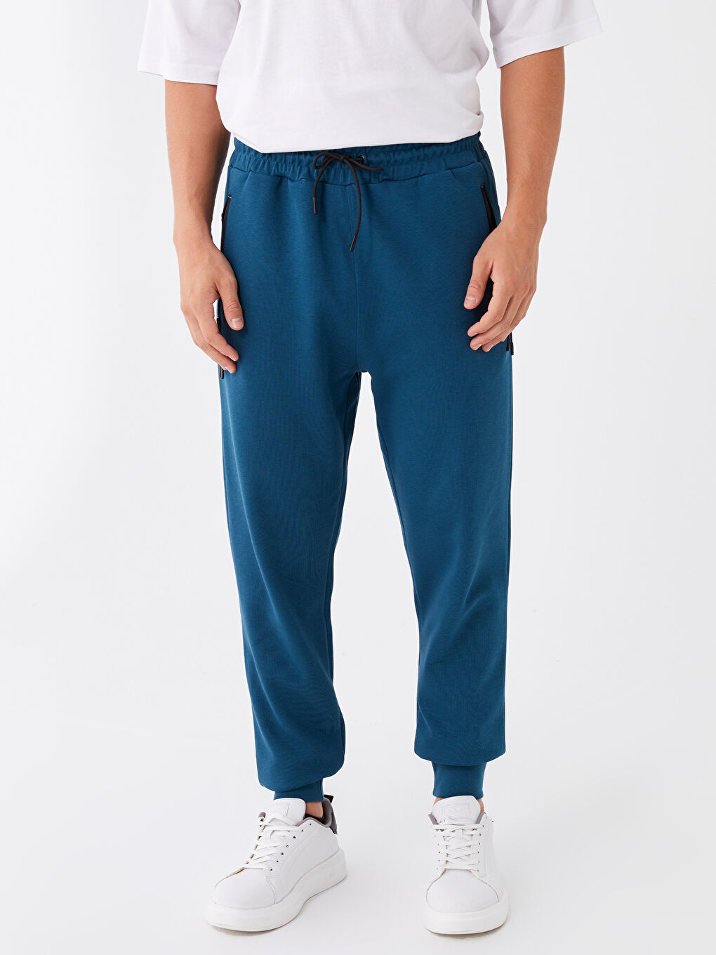 Xside Active Petrol Slim Fit Erkek Jogger Eşofman Altı - 3