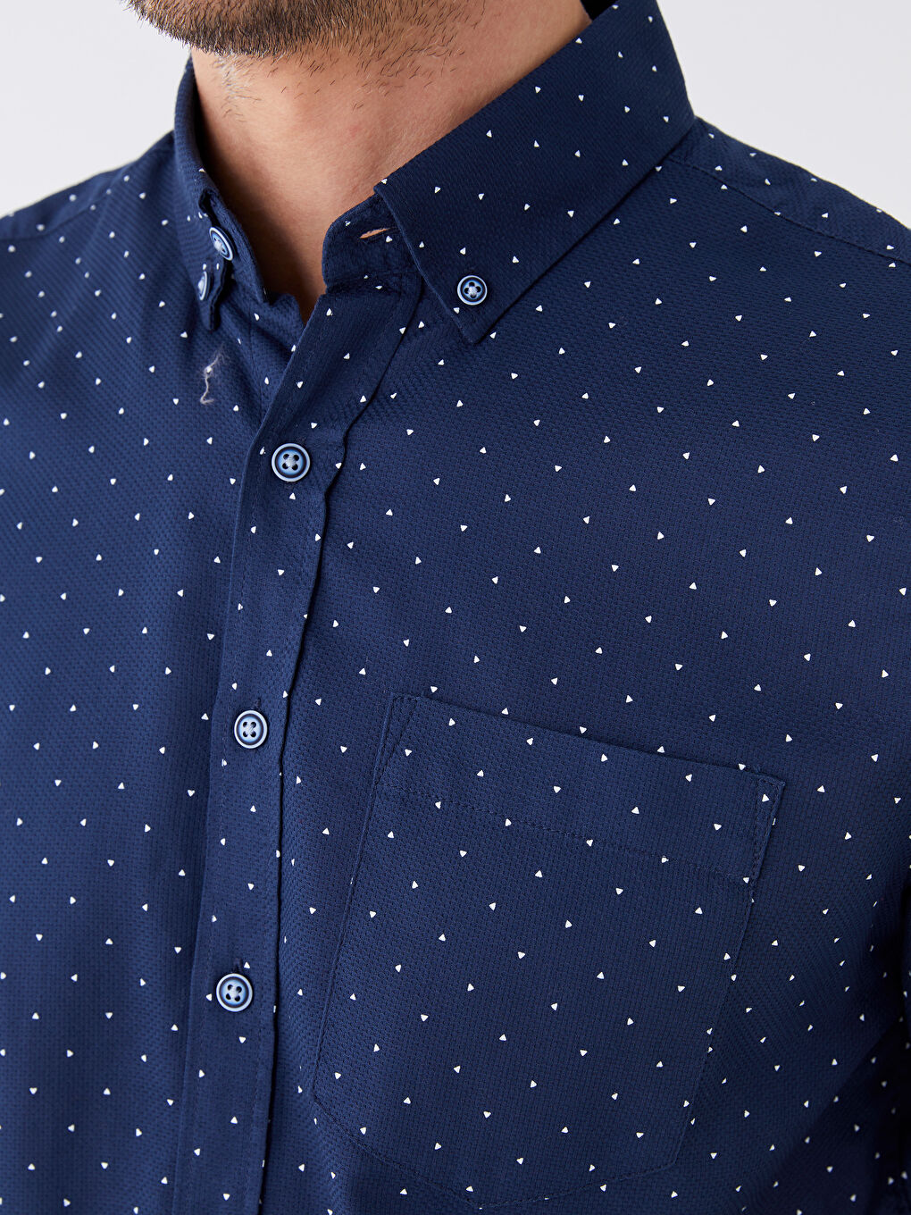LCWAIKIKI Classic Regular Fit Short Sleeve Patterned Men's Shirt -W35341Z8-LSJ