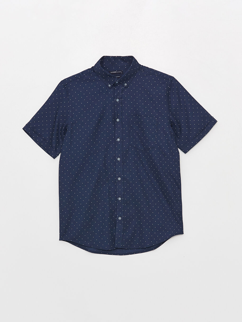 LCWAIKIKI Classic Regular Fit Short Sleeve Patterned Men's Shirt -W35341Z8-LSJ