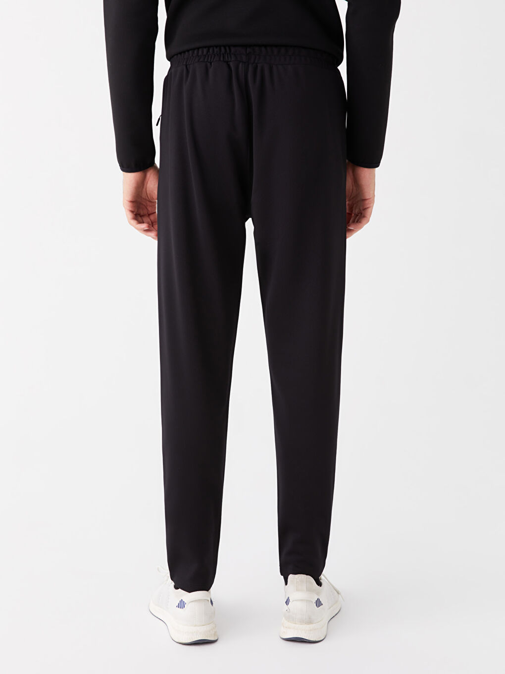 Siyah Standart Kalıp Erkek Eşofman Altı-3