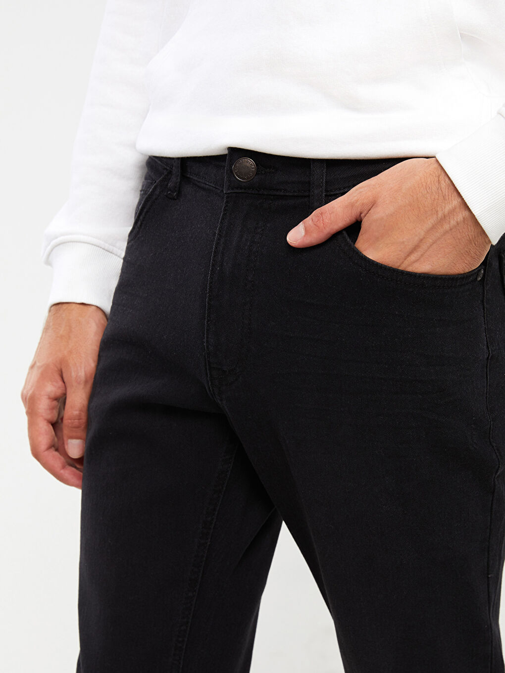 Siyah 750 Slim Fit Erkek Jean Pantolon-2