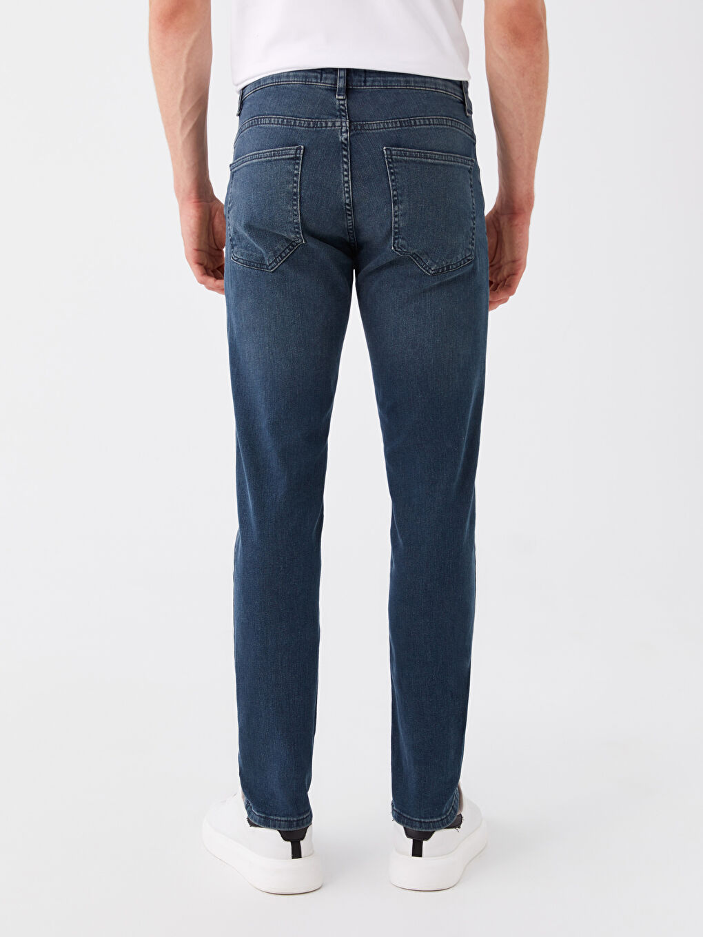 Yeşil 750 Slim Fit İnce Erkek Jean Pantolon-3