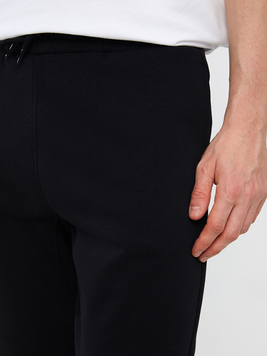 بنطلون رياضي رجالي تخين بقصة عادية-2