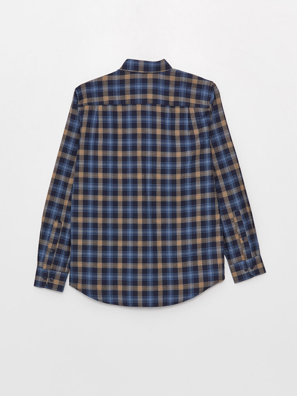 LCWAIKIKI Classic Regular Fit Long Sleeve Plaid Men's Shirt -W35421Z8-LN6