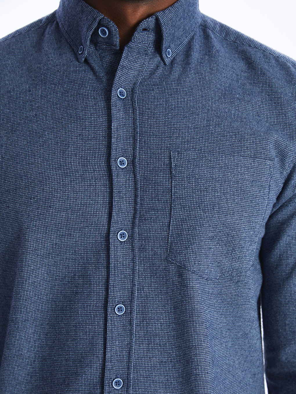Chemise à Manches Longues Coupe Régulière pour Hommes-3