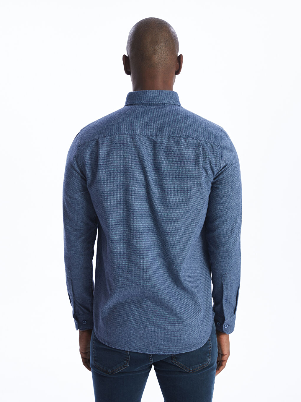 Chemise à Manches Longues Coupe Régulière pour Hommes-4