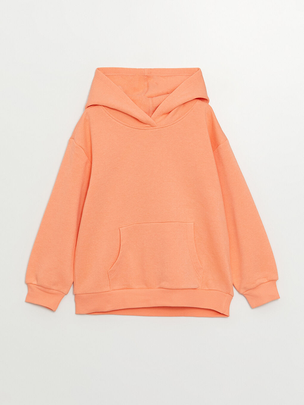 Капюшонды негізгі ұзын жеңді қыздарға арналған свитшот