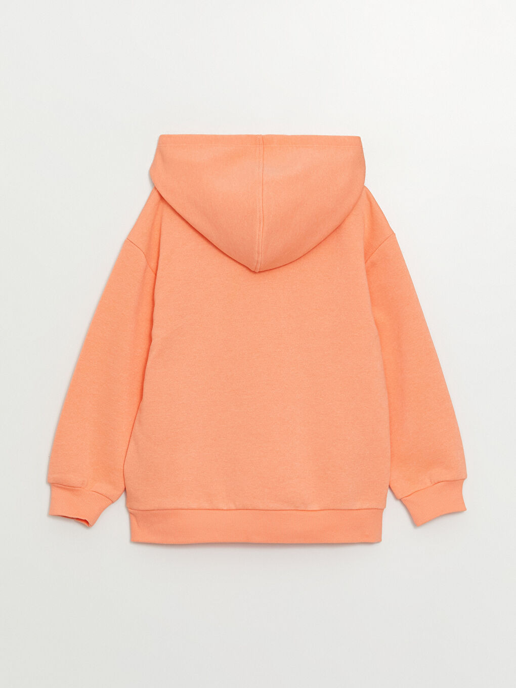 Капюшонды негізгі ұзын жеңді қыздарға арналған свитшот-2