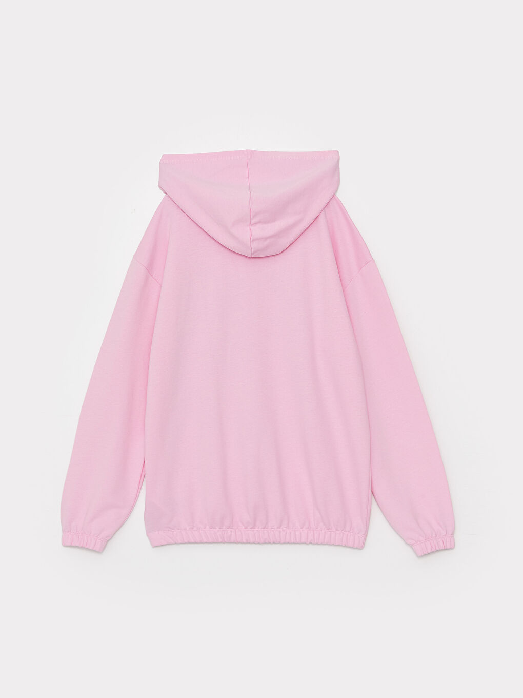 LCW Kids Pembe Kapüşonlu Baskılı Uzun Kollu Kız Çocuk Sweatshirt ve Tayt - 3