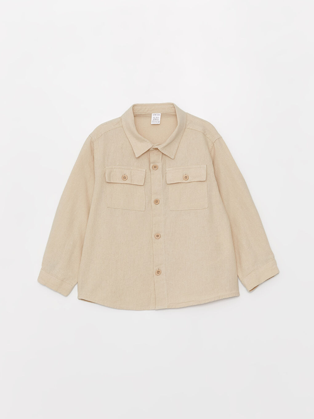 Long Sleeve Basic Baby Boys' Shirt -W35448Z1-FX0