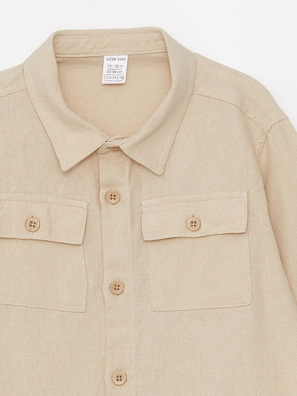 Long Sleeve Basic Baby Boys' Shirt -W35448Z1-FX0