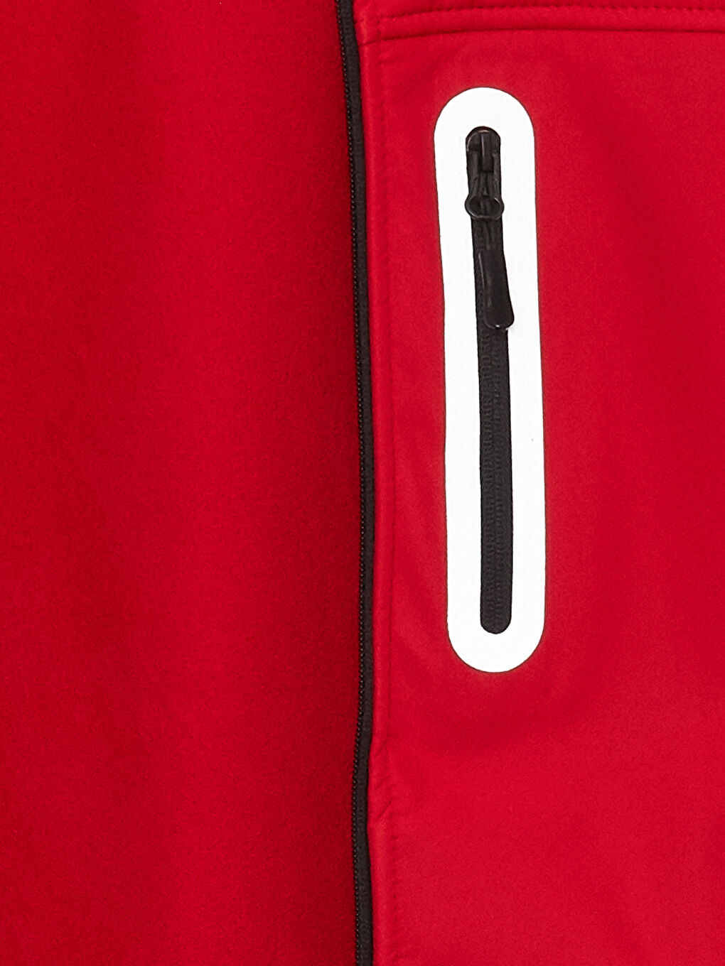 Kırmızı Standart Kalıp Kapüşonlu Erkek Mont-8