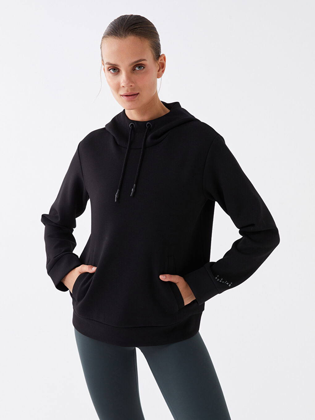 Printed Long Sleeve Women's Hoodie