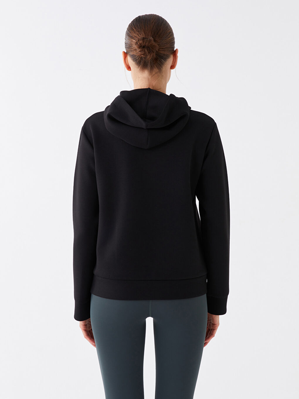 Printed Long Sleeve Women's Hoodie-4