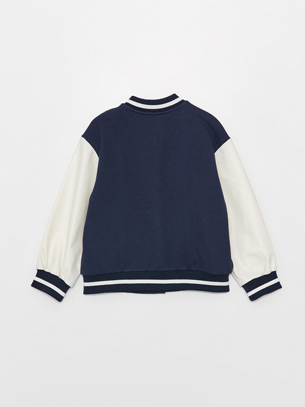 Printed Long Sleeve Girls' College Jacket -W35493Z4-HFK