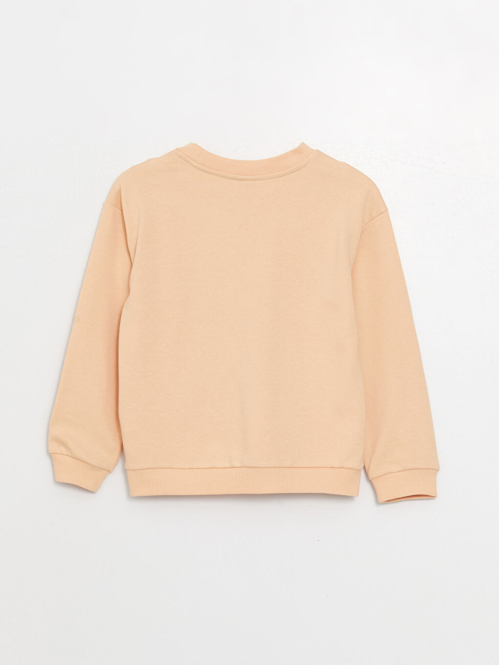 Pembe Bisiklet Yaka Baskılı Uzun Kollu Kız Çocuk Sweatshirt ve Eşofman Altı-2