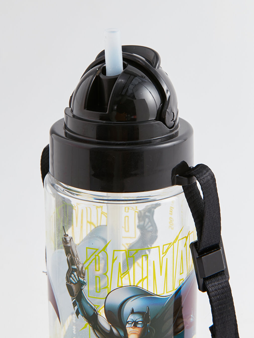 Karışık Batman Baskılı Erkek Çocuk Pipetli Suluk 500 ml-1