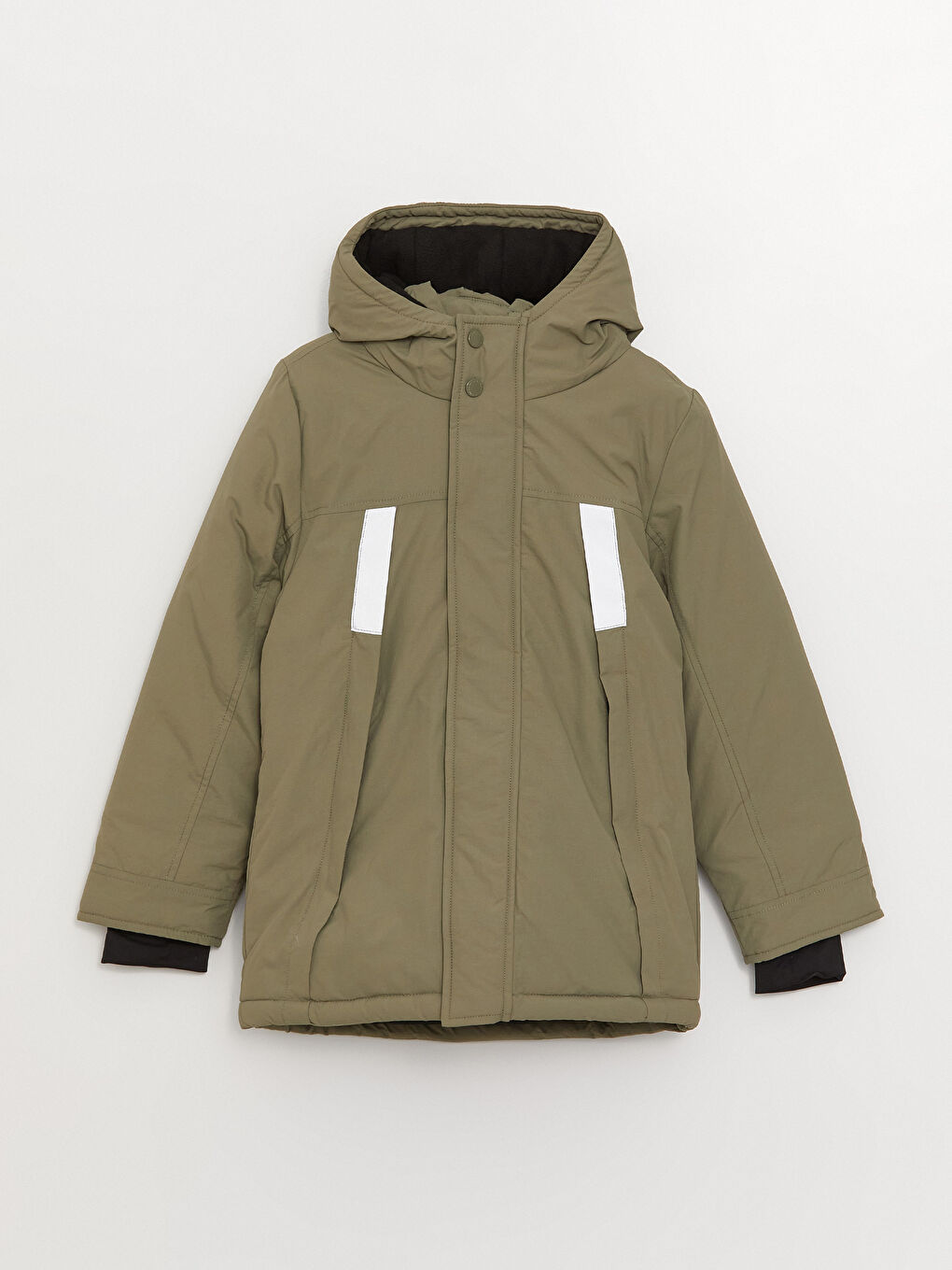 LCW Kids Hooded Boys' Coat -W35634Z4-QZR - LC Waikiki