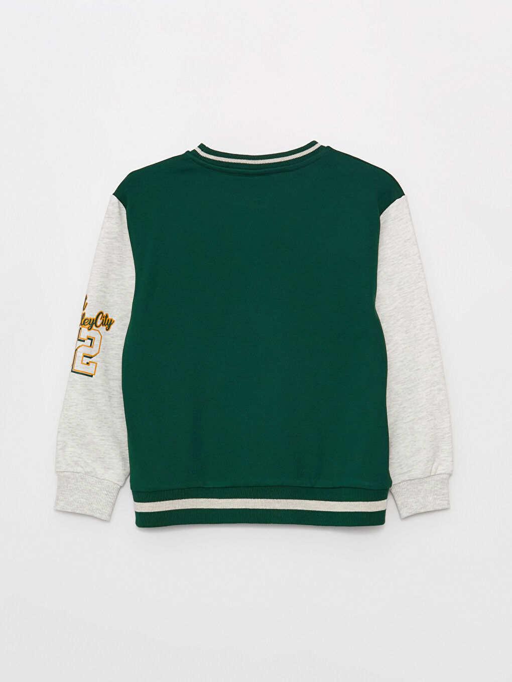 LCW Kids Koyu Yeşil Okulun Favorisi Rengarenk Baskılı Sweatshirt - 4