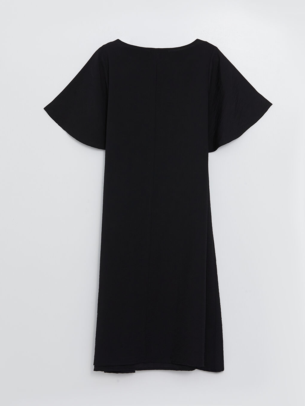 Crew Neck Straight Short Sleeve A Cut Women's Dress-6