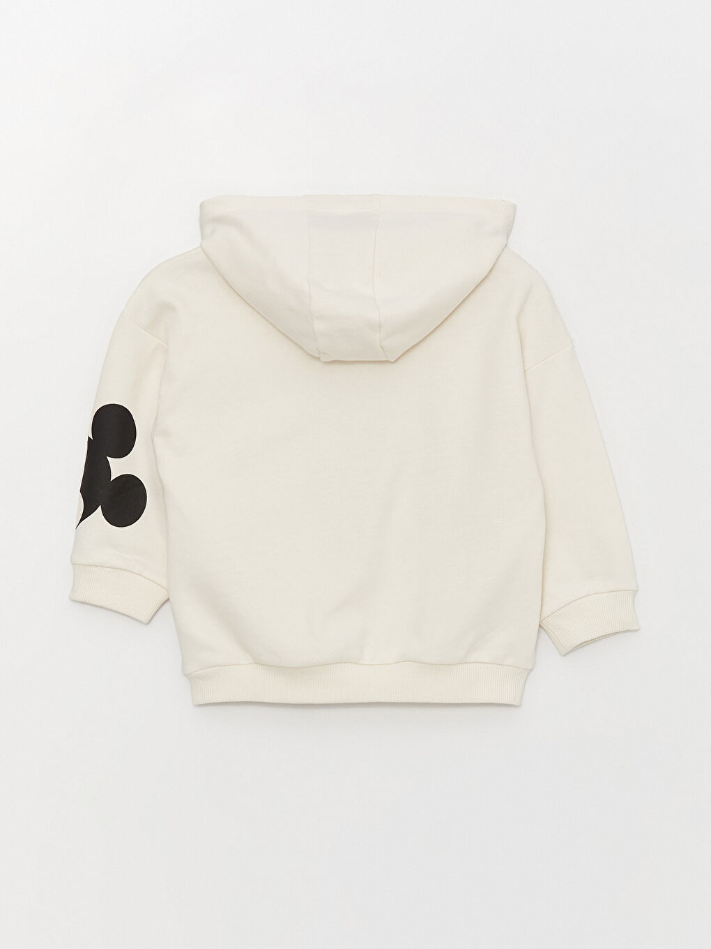 LCW baby Bej Uzun Kollu Mickey Mouse Baskılı Erkek Bebek Hoodie ve Pantolon 2'li Takım - 7