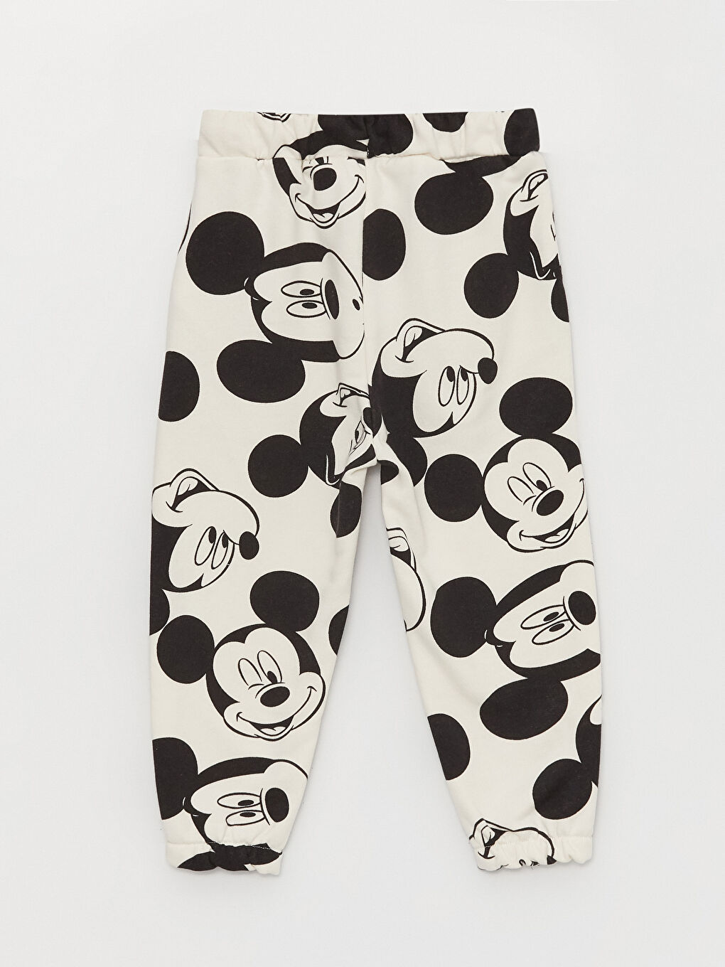 LCW baby Bej Uzun Kollu Mickey Mouse Baskılı Erkek Bebek Hoodie ve Pantolon 2'li Takım - 8