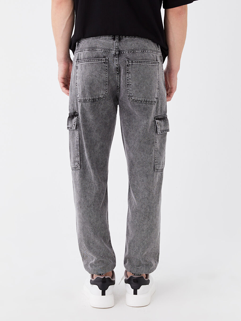 Siyah 780 Jogger Erkek Jean Pantolon-3