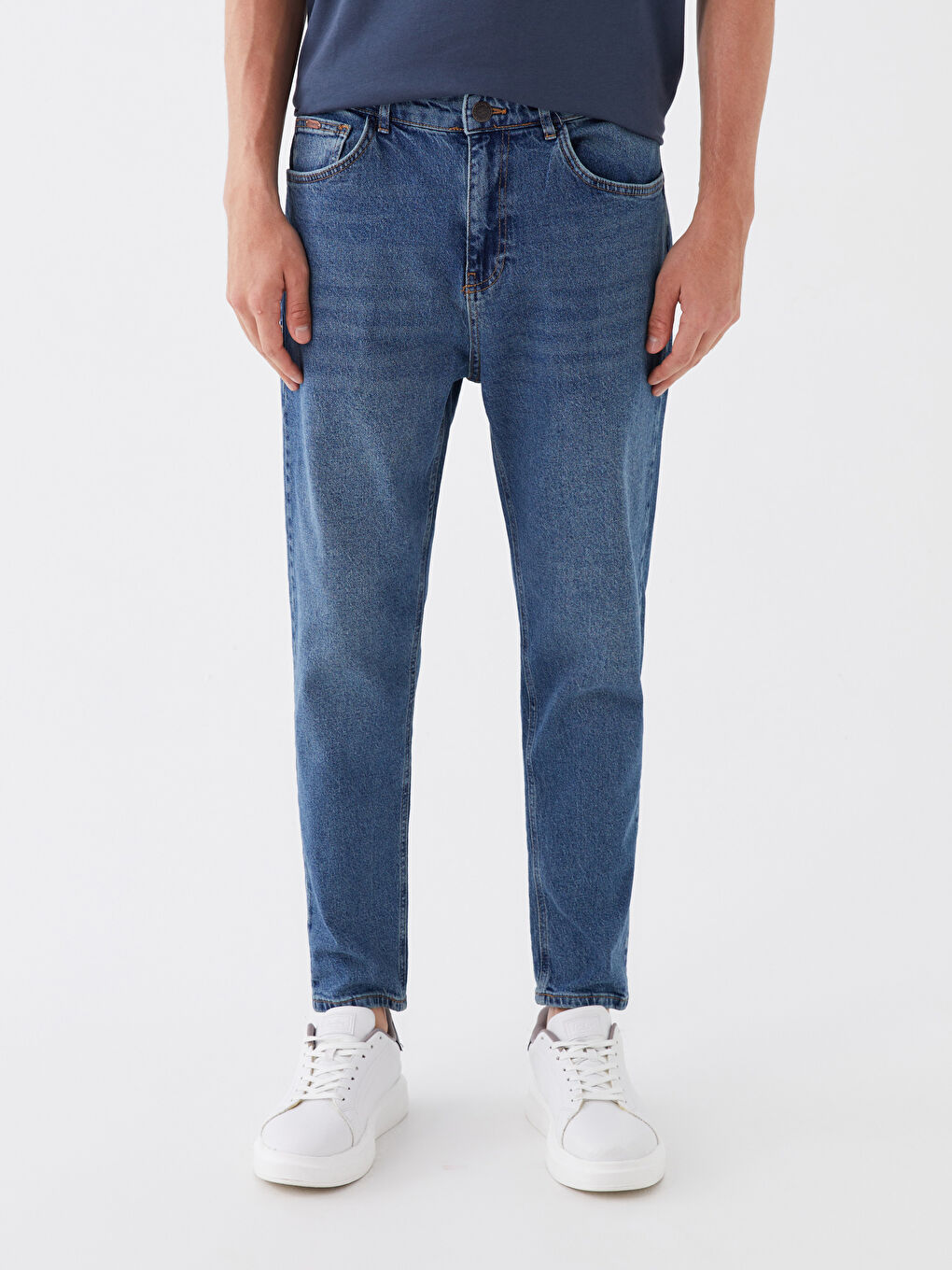 LCW Jeans Orta İndigo Rodeo 710 Loose Fit Erkek Jean Pantolon - 2