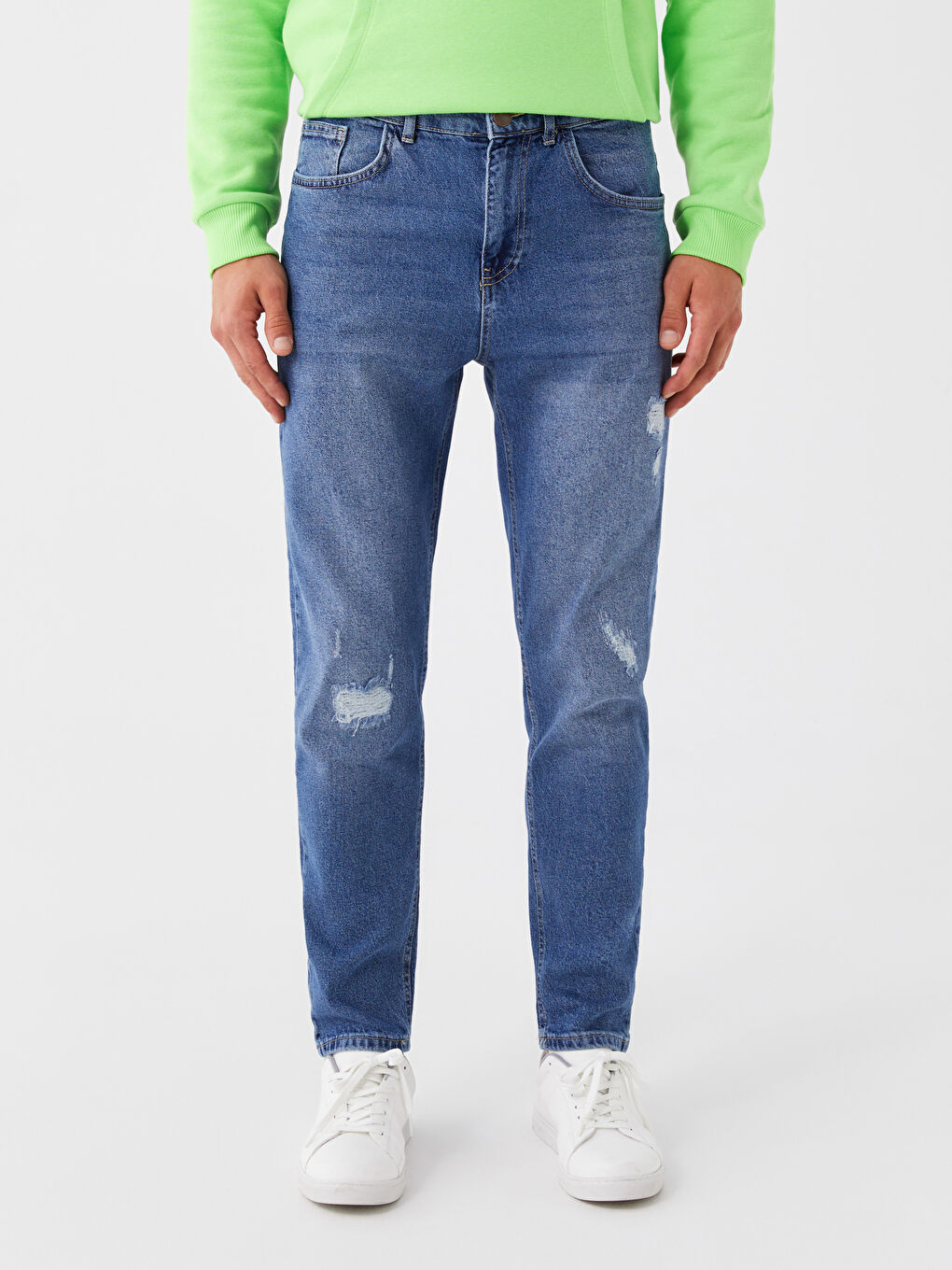 LCW Jeans Orta İndigo Rodeo 730 Havuç Kalıp Erkek Jean Pantolon - 2