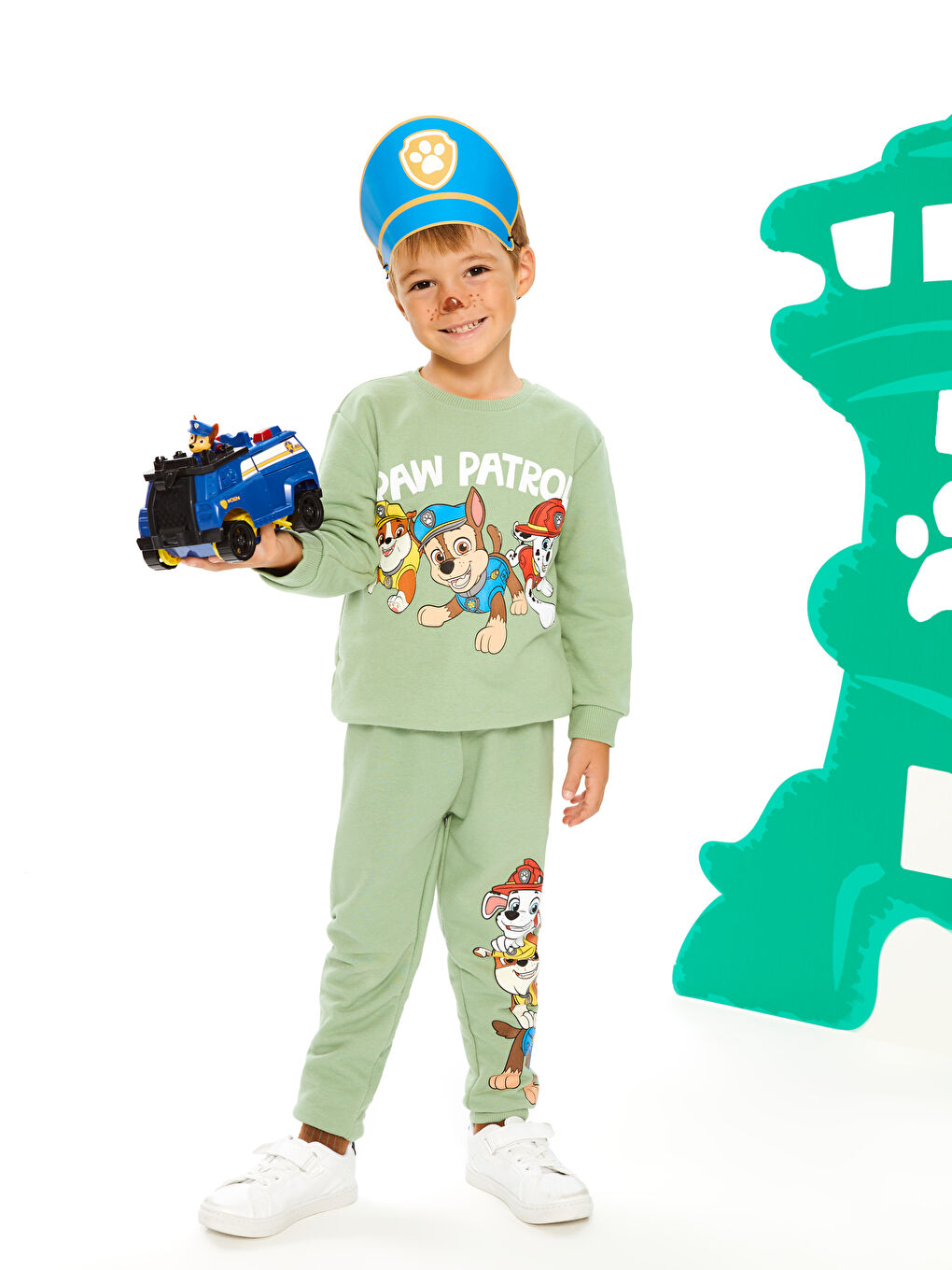Paw Patrol Printed Baby Boy Tracksuit Bottom With Elastic Waist