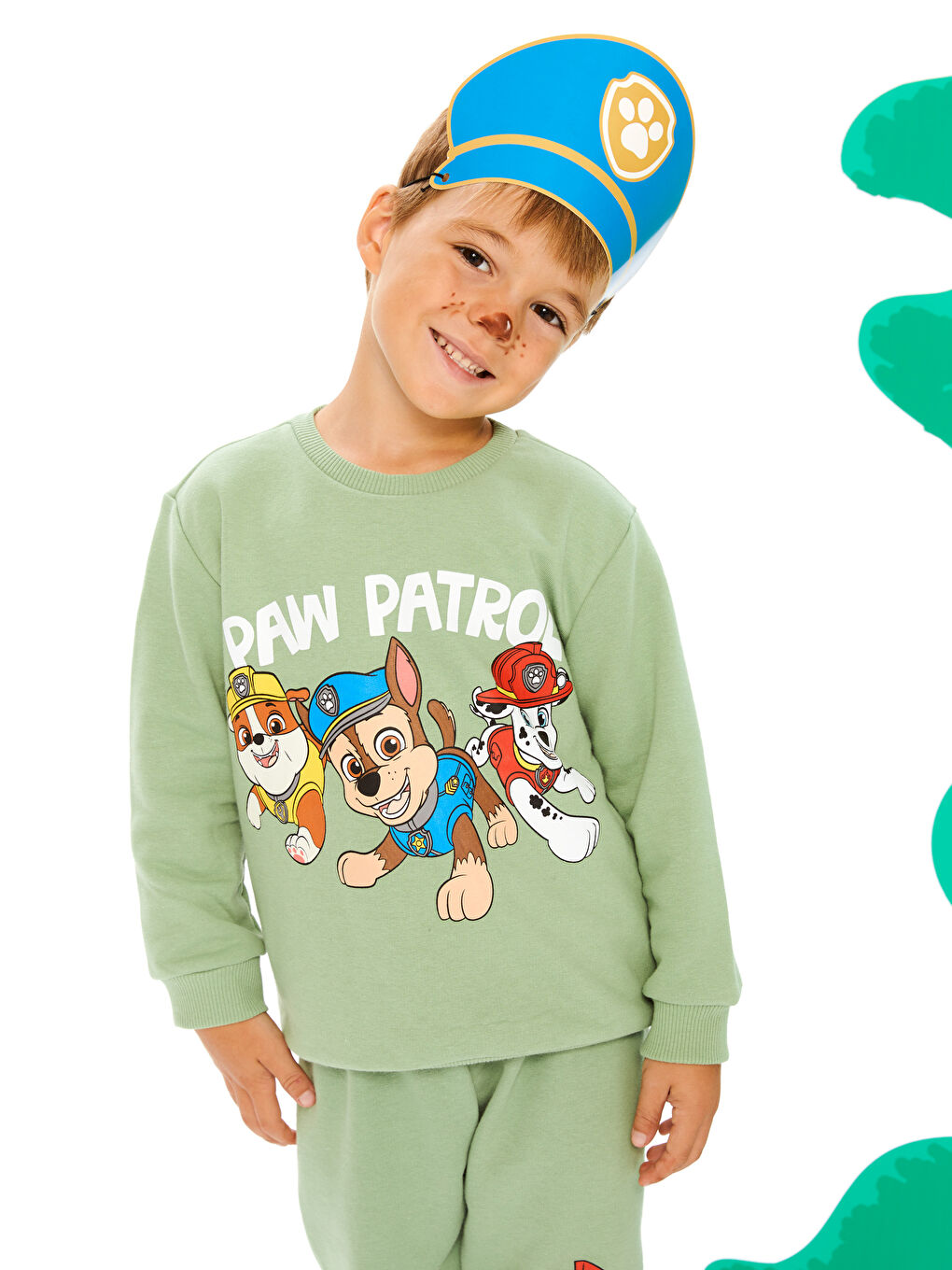Paw Patrol Printed Baby Boy Tracksuit Bottom With Elastic Waist-1