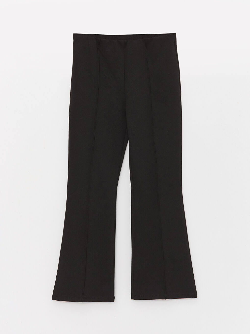 Siyah İspanyol Paça Kız Çocuk Tayt Pantolon