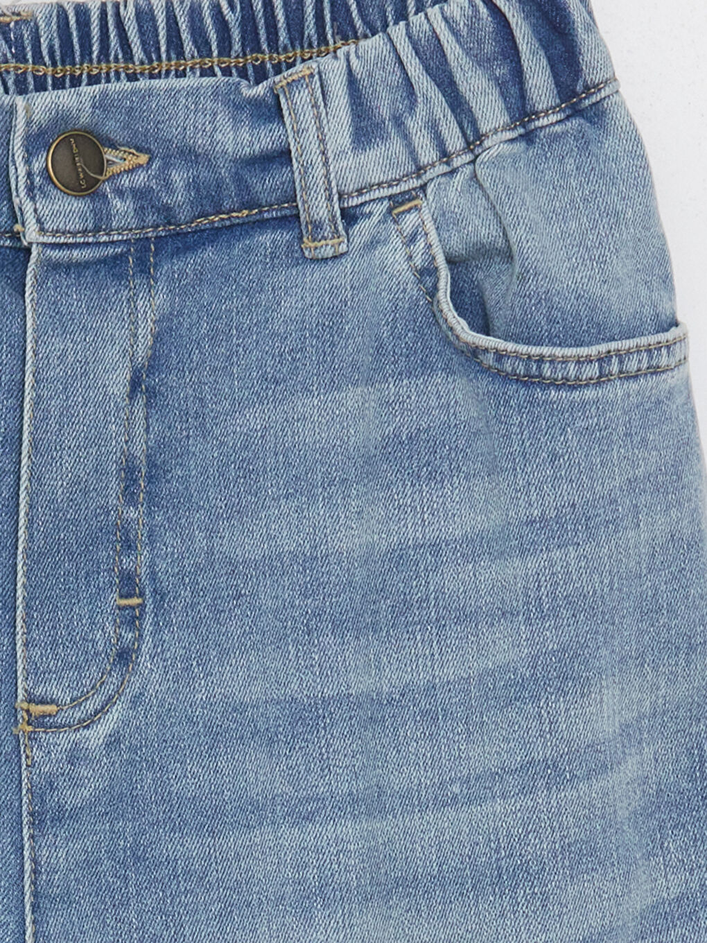 Джинсы для мальчиков с регулируемой эластичной талией-2