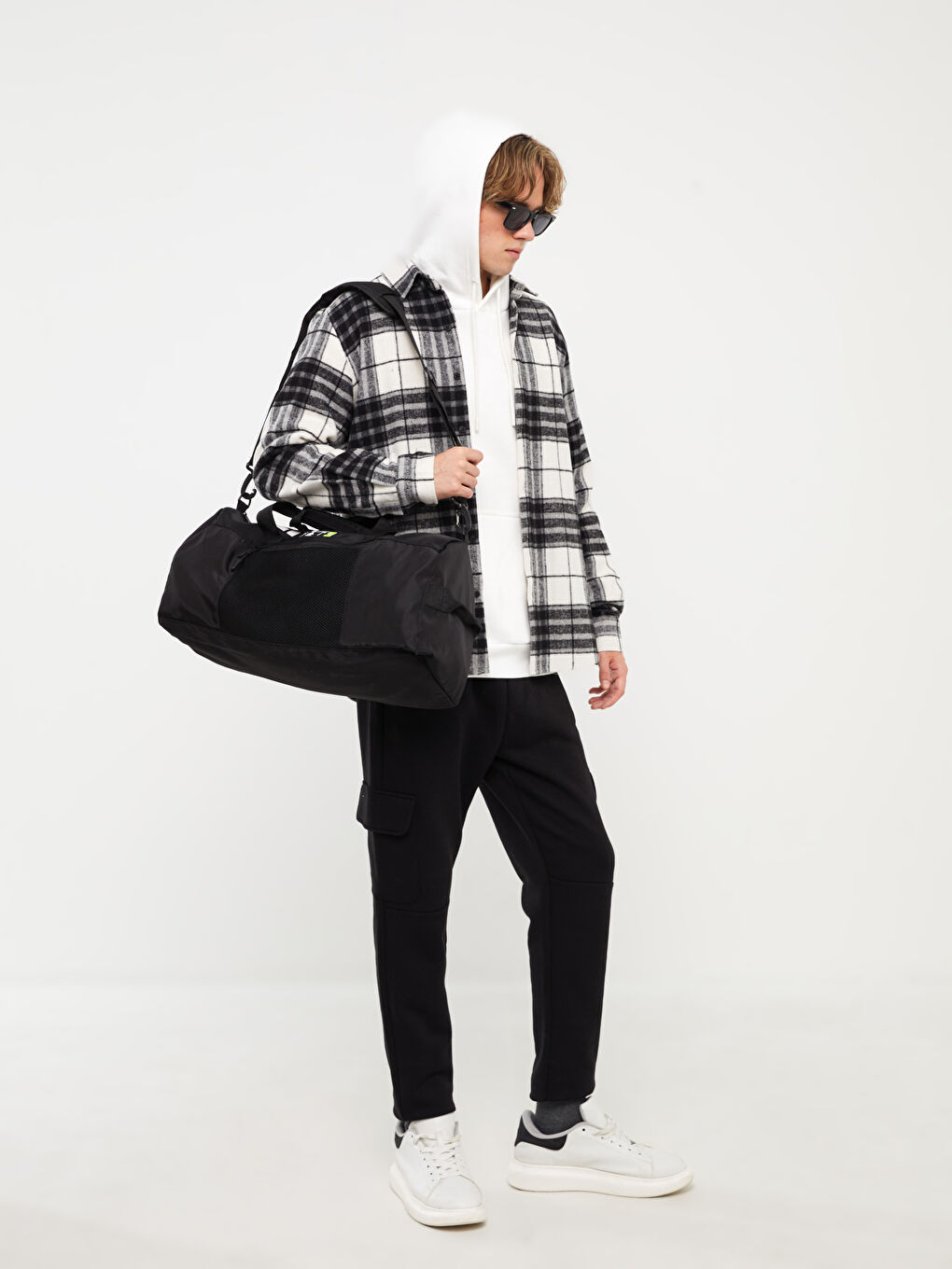 Geantă de sală cu mai multe compartimente pentru bărbați-1