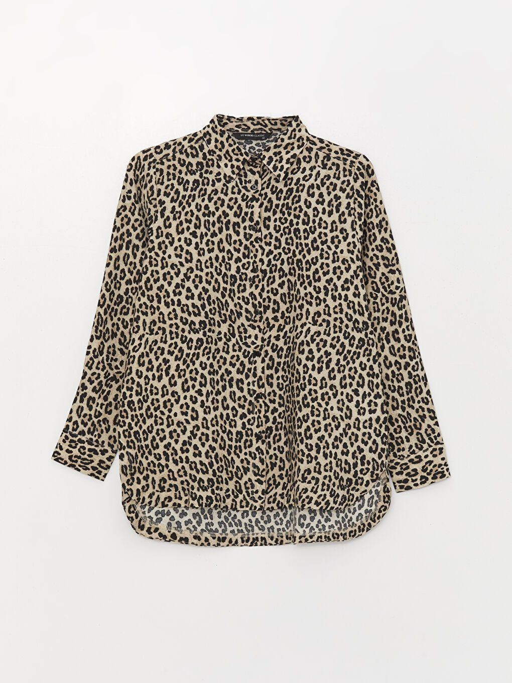 Patterned Long Sleeve Women's Shirt-5