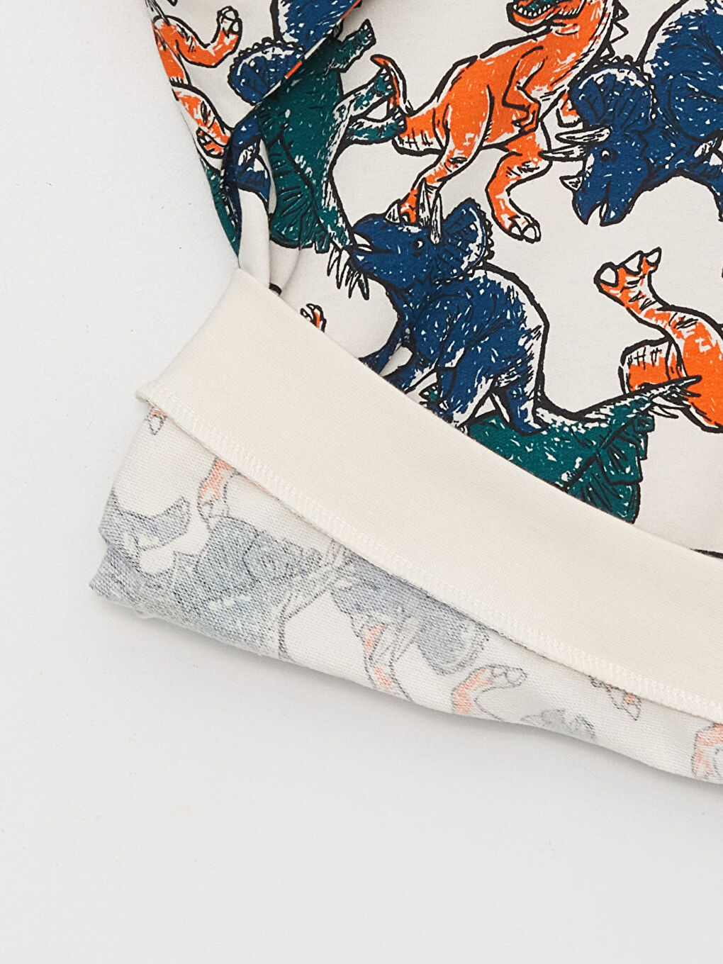 Turuncu Bisiklet Yaka Baskılı Uzun Kollu Erkek Çocuk Sweatshirt-2