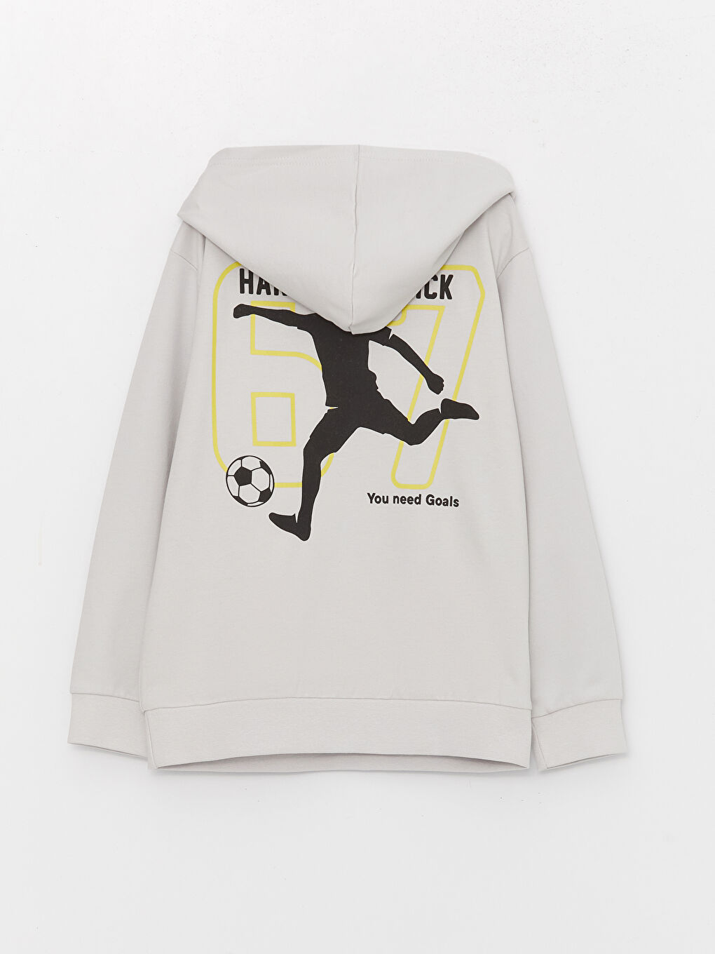LCW Kids Bedruckter Langarm-Hoodie für Jungen -W35942Z4-G6V