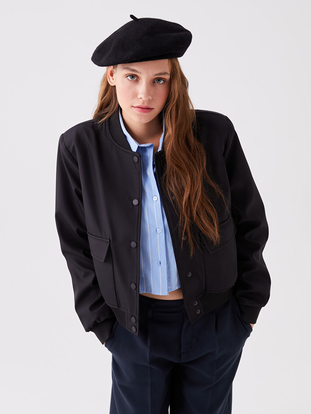 Stamp Female Painter Hat